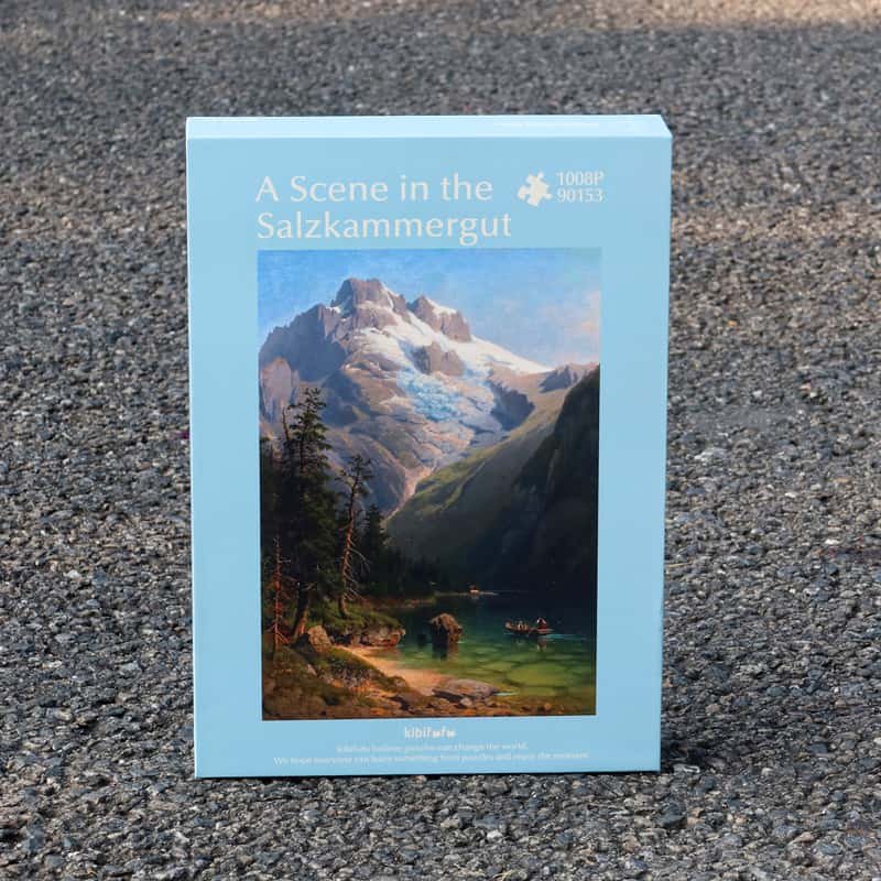 1000 Jigsaw Puzzle-Kibifufu-A Scene in the Salzkammergut