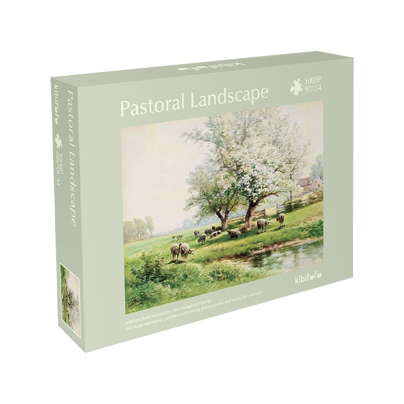 Art Puzzle-Pastoral Landscape (1) 1000 Jigsaw Puzzle-Kibifufu-Pastoral Landscape