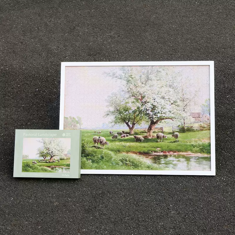 Art Puzzle-Pastoral Landscape (3) 1000 Jigsaw Puzzle-Kibifufu-Pastoral Landscape