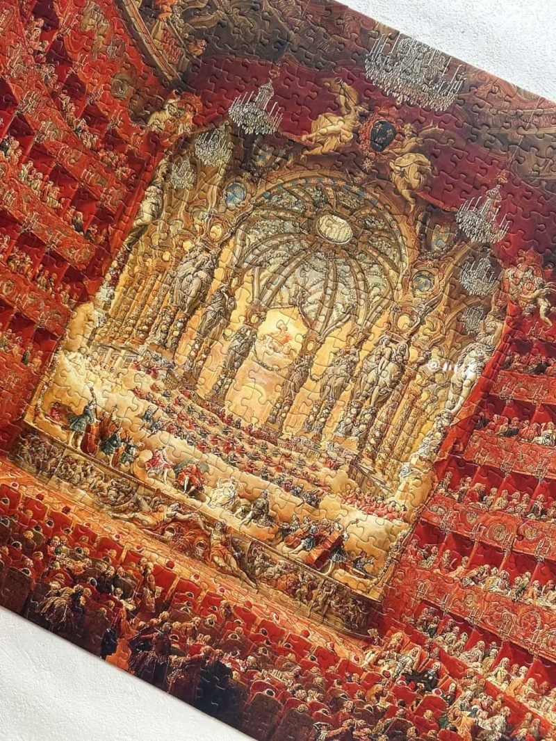 1000pcs Jigsaw Puzzle-Komono-Fete musicale donnee par le cardinal de La Rochefoucauld au theatre