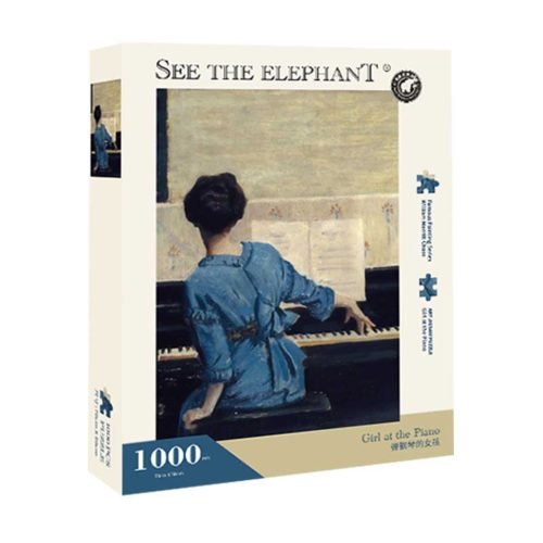 1000pcs Jigsaw Puzzle-See the Elephant-Girl At the Piano