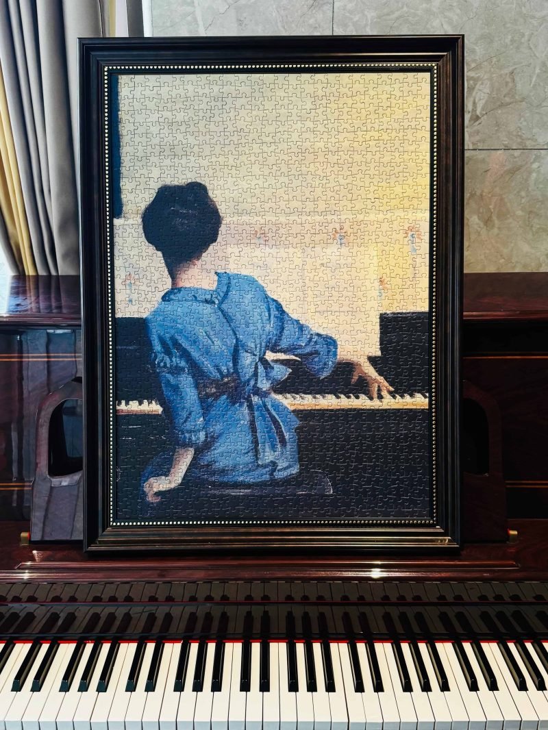 1000pcs Jigsaw Puzzle-See the Elephant-Girl At the Piano