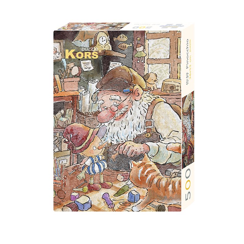 Hello Pinocchio 500pcs Jigsaw Puzzle-Kors-Hello Pinocchio