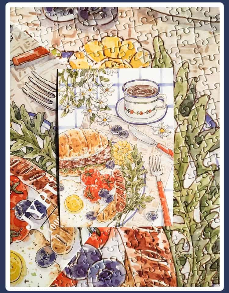 JYPUZ-Breakfast (3) 1000pcs Jigsaw Puzzle-JYPUZ-Breakfast
