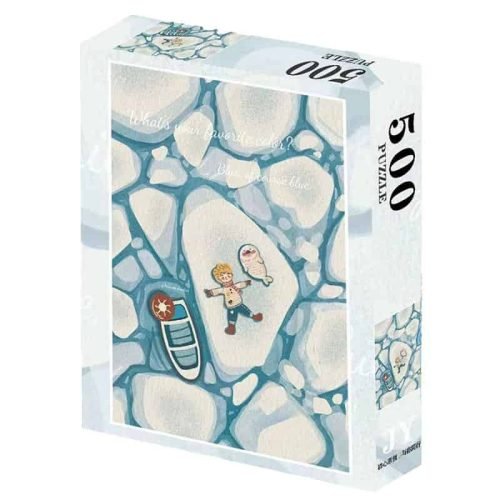JYPUZ-Of course blue (1) 500pcs Jigsaw Puzzle-JYPUZ-Of Course Blue