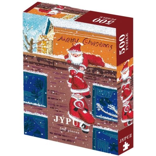 JYPUZ-Santa Claus climbing the wall (1) 500pcs Jigsaw Puzzle-JYPUZ-Santa Claus Climbing the Wall