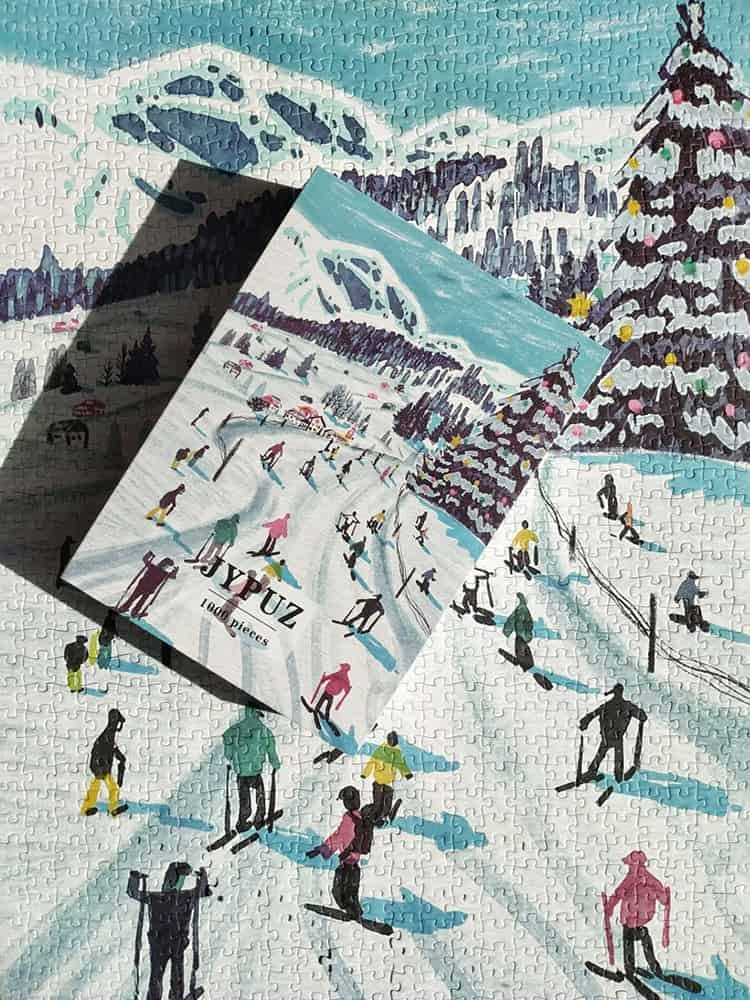 1000pcs Jigsaw Puzzle-JYPUZ-Skiing