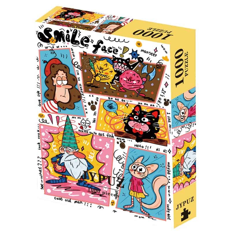 1000pcs Jigsaw Puzzle-JYPUZ-Smiling Face