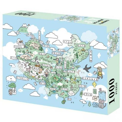 1000pcs Jigsaw Puzzle-JYPUZ-Chinese Map