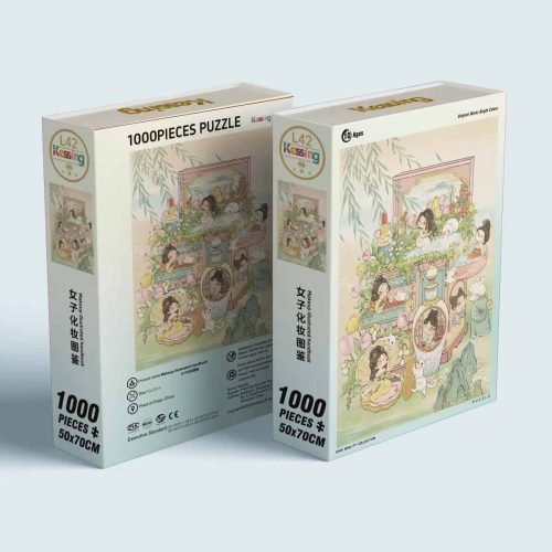 Kessing Puzzle-Makeup Illustrated Handbook (1) 1000pcs Jigsaw Puzzle-Kessing-Makeup Illustrated Handbook