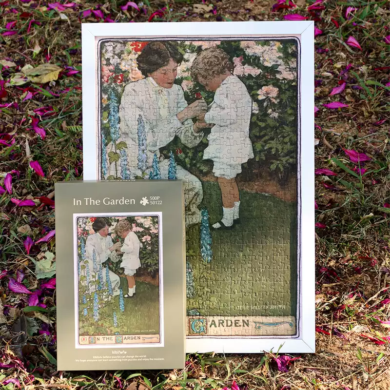 Kibifufu Puzzle-In the Garden (2) 500pcs Jigsaw Puzzle-Kibifufu-In the Garden