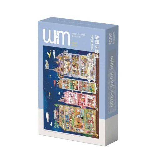 Kitties's Joyful Night (6) 1000pcs Jigsaw Puzzle-Watch Match-Kitties's Joyful Night