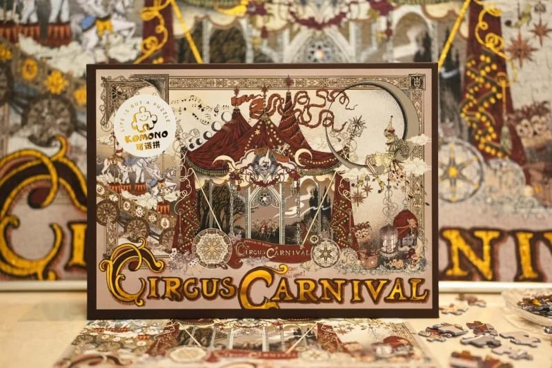 Komono Puzzle-Circus Carnival (10) 1000pcs Jigsaw Puzzle-Komono-Circus Carnival