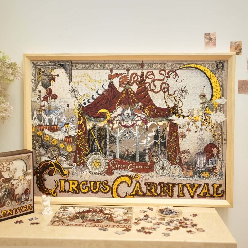 Komono Puzzle-Circus Carnival (2) 1000pcs Jigsaw Puzzle-Komono-Circus Carnival