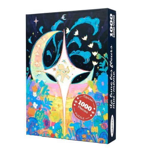 1000pcs Jigsaw Puzzle-Komono-La Lune Les Fleurs Moi-Meme