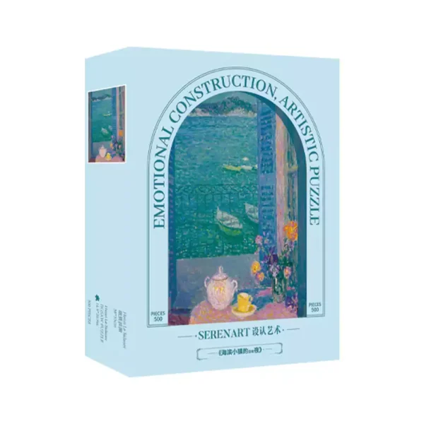 500 Piece Puzzle-Seren Art-La table de la mer(Night)