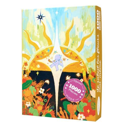 1000pcs Jigsaw Puzzle-Komono-Le Soleil Les Fleurs Moi-meme