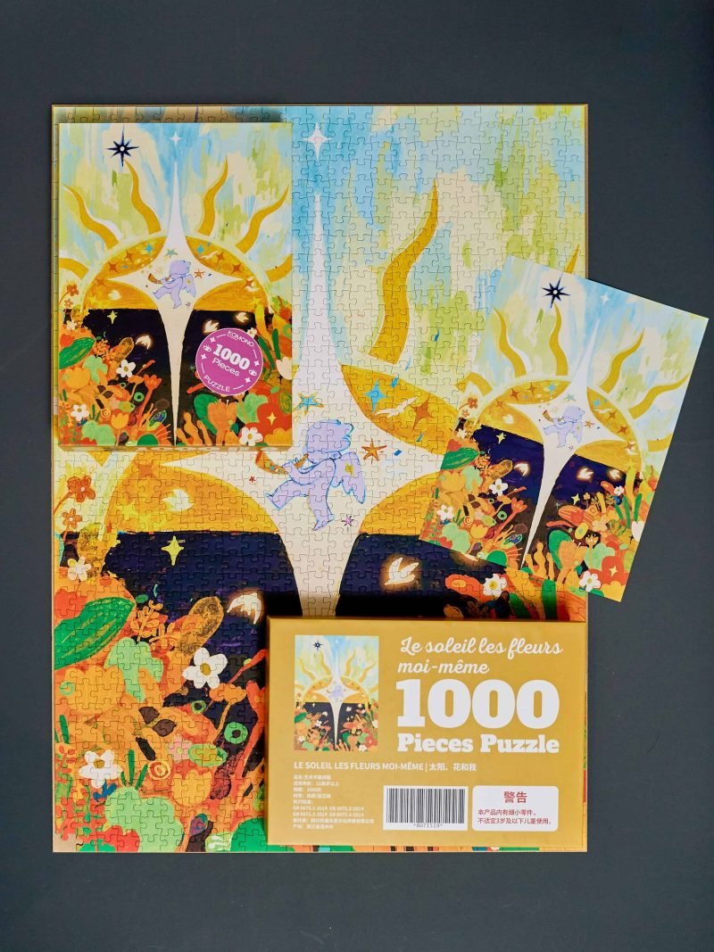 1000pcs Jigsaw Puzzle-Komono-Le Soleil Les Fleurs Moi-meme
