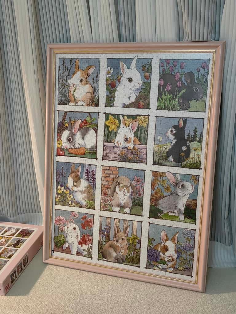 1000pcs Jigsaw Puzzle-Minute Puzzle-Garden of Rabbits