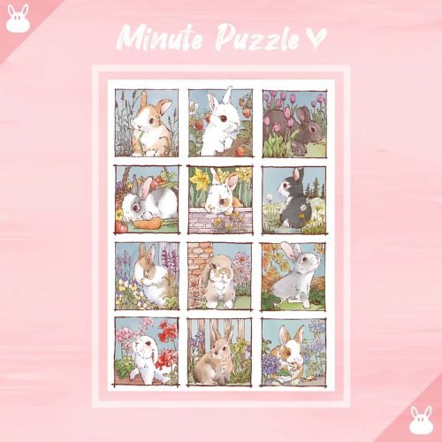 1000pcs Jigsaw Puzzle-Minute Puzzle-Garden of Rabbits