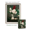500pcs Jigsaw Puzzle-See the Elephant-Peonies In a Vase