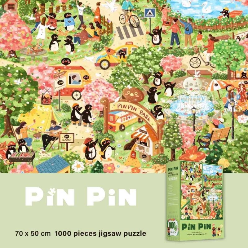 拼拼游乐园推广海报-0813 Pinpin-Garden Party-1000pcs Jigsaw Puzzle