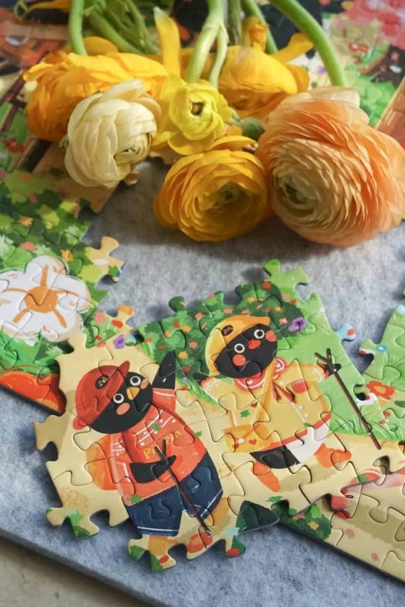 Pinpin-Garden Party (5) Pinpin-Garden Party-1000pcs Jigsaw Puzzle