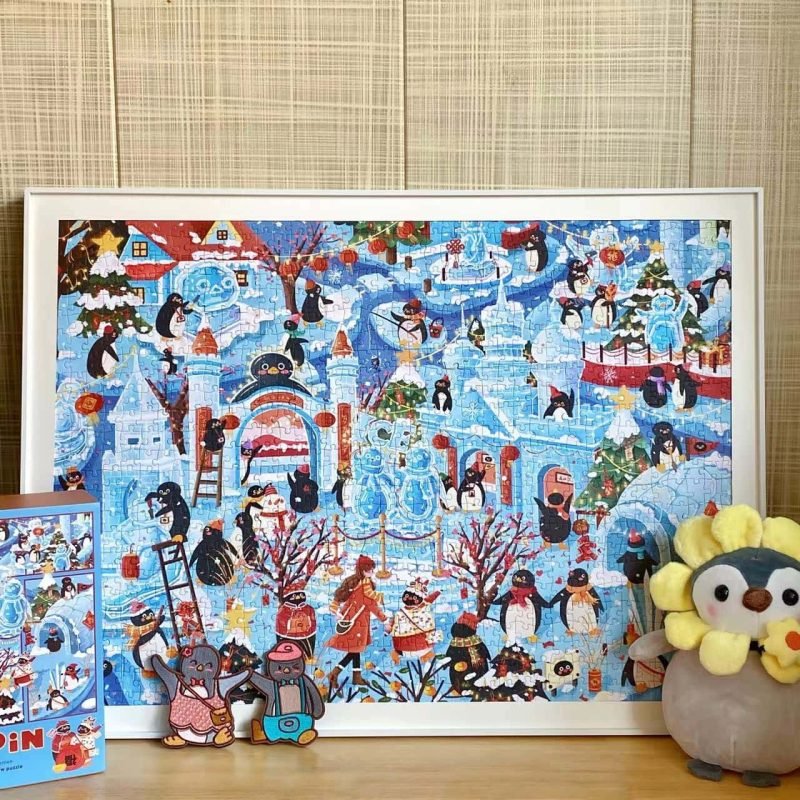 Pinpin-Ice Sculpture Exhibition-1000pcs Jigsaw Puzzle