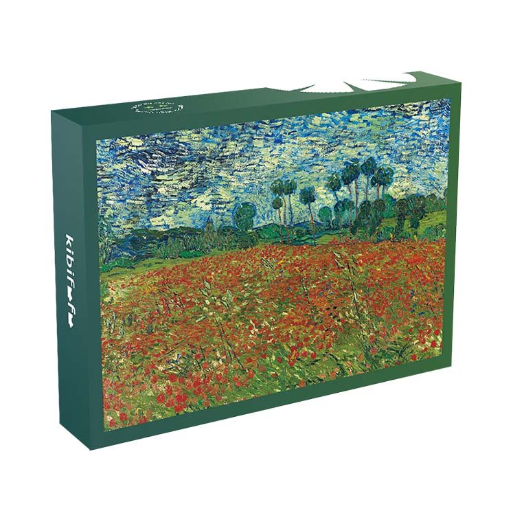 Poppy Field at Auvers by Vincent van Gogh (3) 500pcs Jigsaw Puzzle-Kibifufu-Poppy Field at Auvers