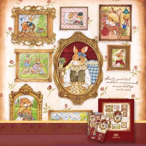 1000pcs Jigsaw Puzzle-Minute Puzzle-Rabbit Portrait