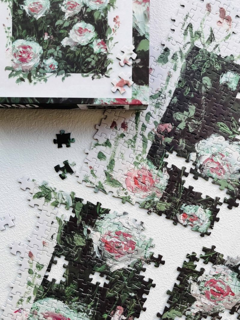 1000pcs Jigsaw Puzzle-JYPUZ-Romantic Roses