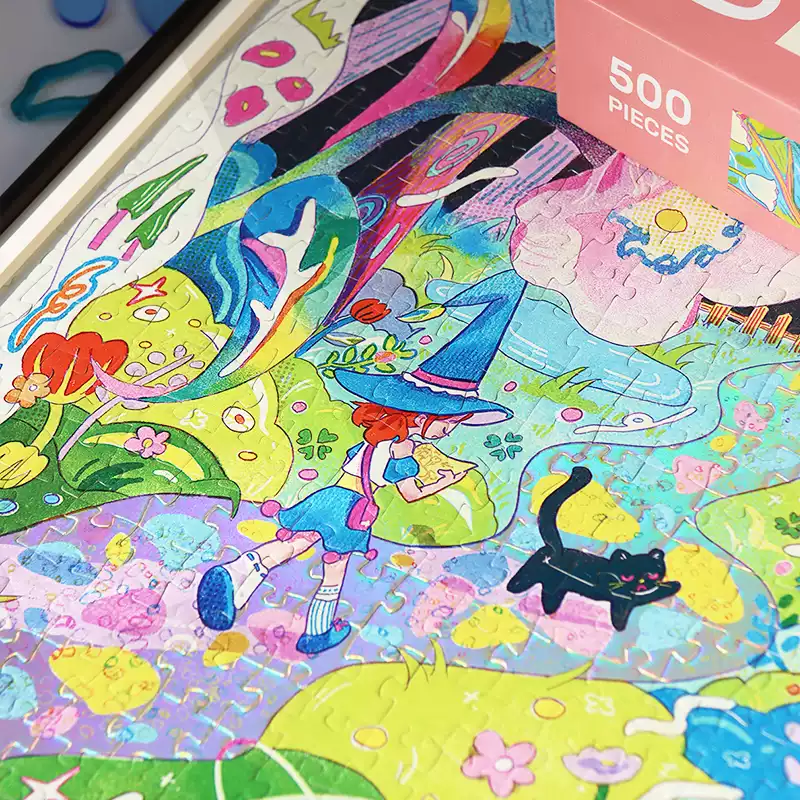 500pcs Jigsaw Puzzle-Watch Match-Secret Among the Trees