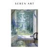 500 Piece Puzzle-Seren Art-Open Window to the Garden