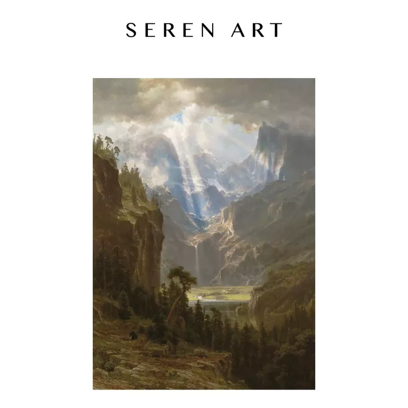 1000pcs Puzzle-Seren Art-Rocky Mountains Lander's Peak
