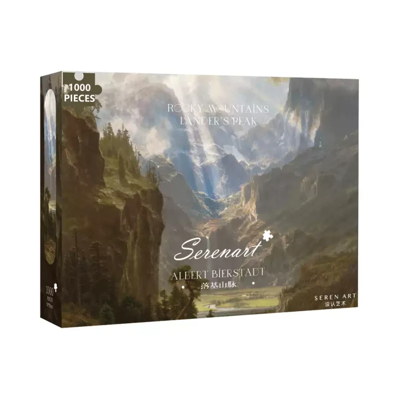 1000pcs Puzzle-Seren Art-Rocky Mountains Lander's Peak