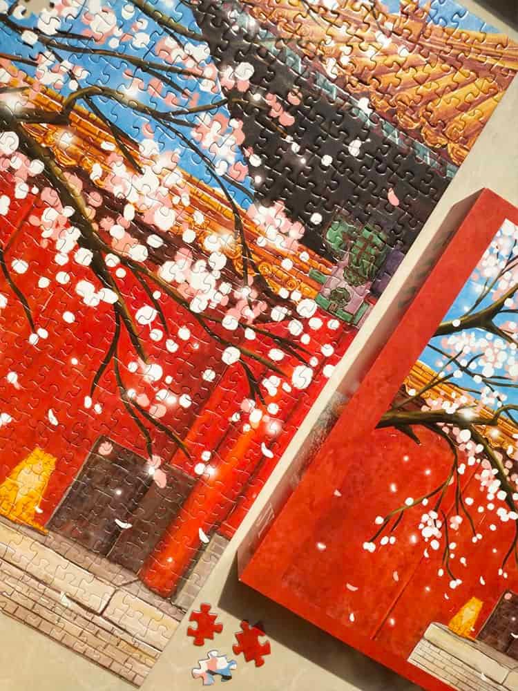 500pcs Jigsaw Puzzle-JYPUZ-Snow in Forbidden City