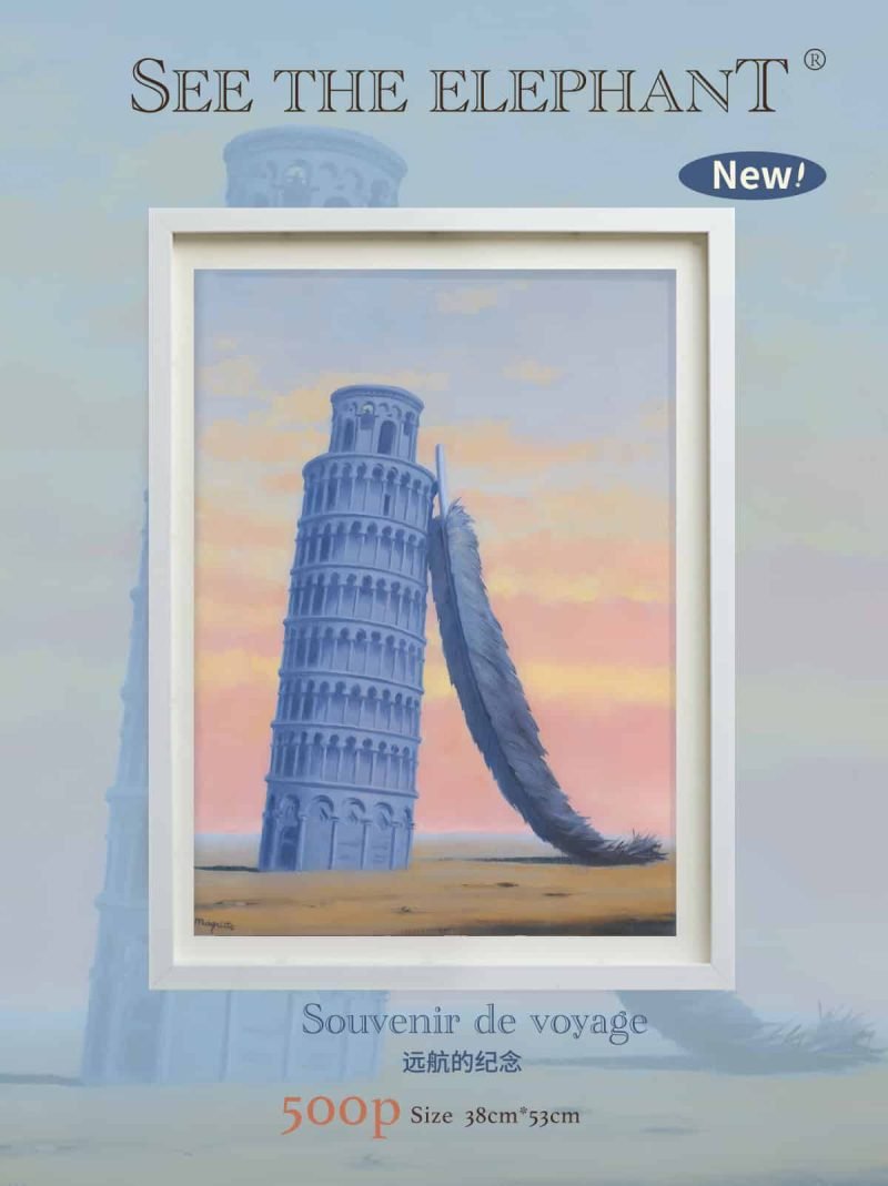 500pcs Jigsaw Puzzle-See the Elephant-Souvenir de voyage