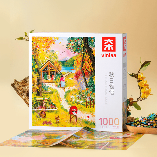 1000pcs Jigsaw Puzzle-Vinlaa-The Autumn Tale