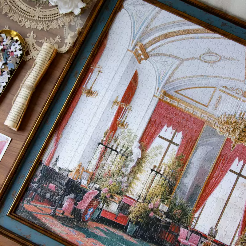 1000pcs Jigsaw Puzzle-Watch Match-The Raspberry Study of Empress