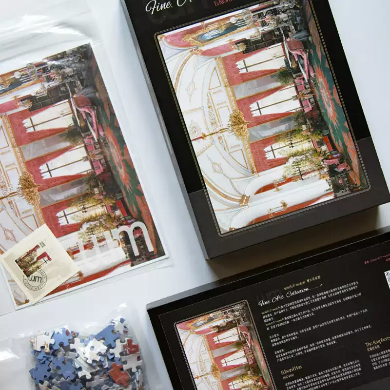 1000pcs Jigsaw Puzzle-Watch Match-The Raspberry Study of Empress