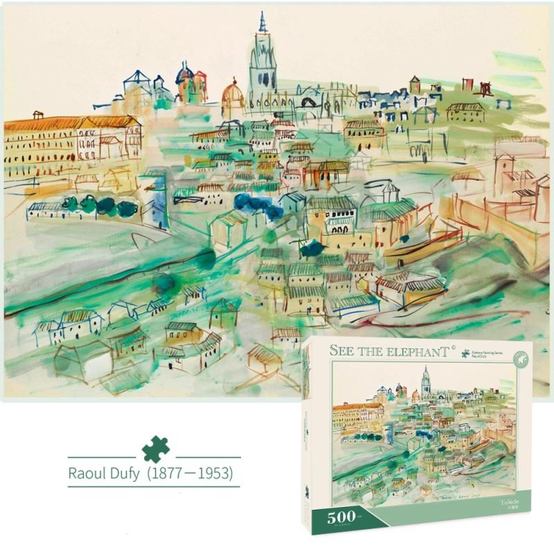 Discontinued-500pcs Jigsaw Puzzle-See the Elephant-Tolede