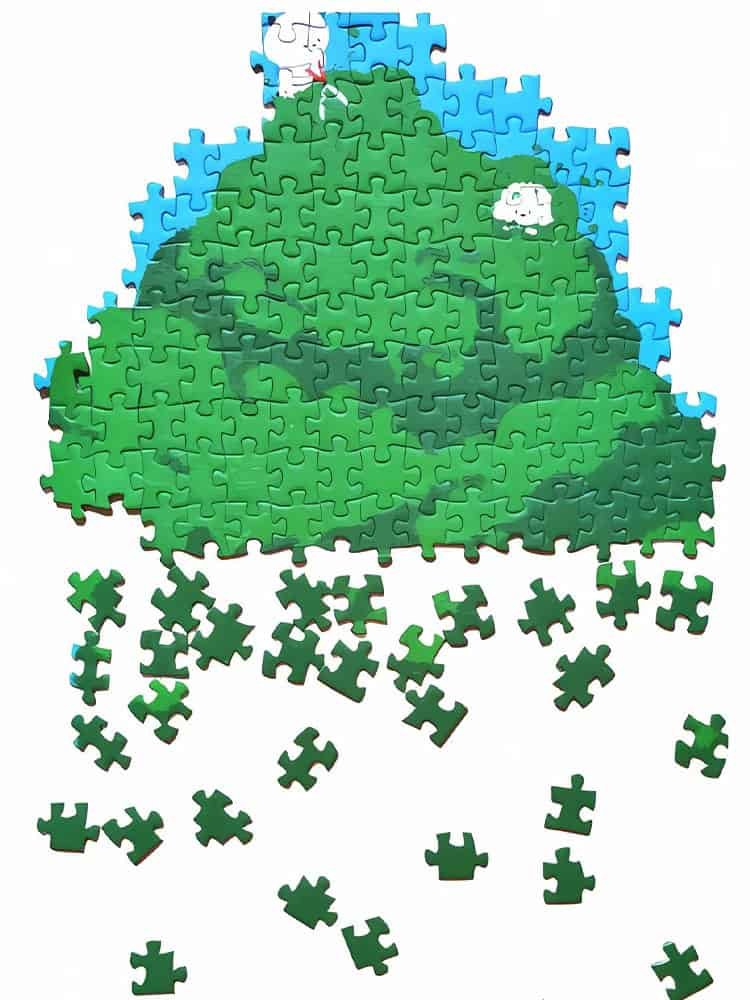 Triming Trees (2) 500pcs Jigsaw Puzzle-JYPUZ-Triming Trees