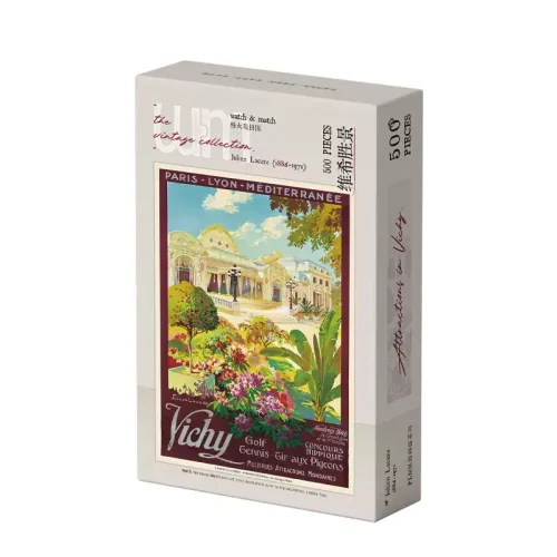 Vichy (4) 500pcs Jigsaw Puzzle-Watch Match-Vichy