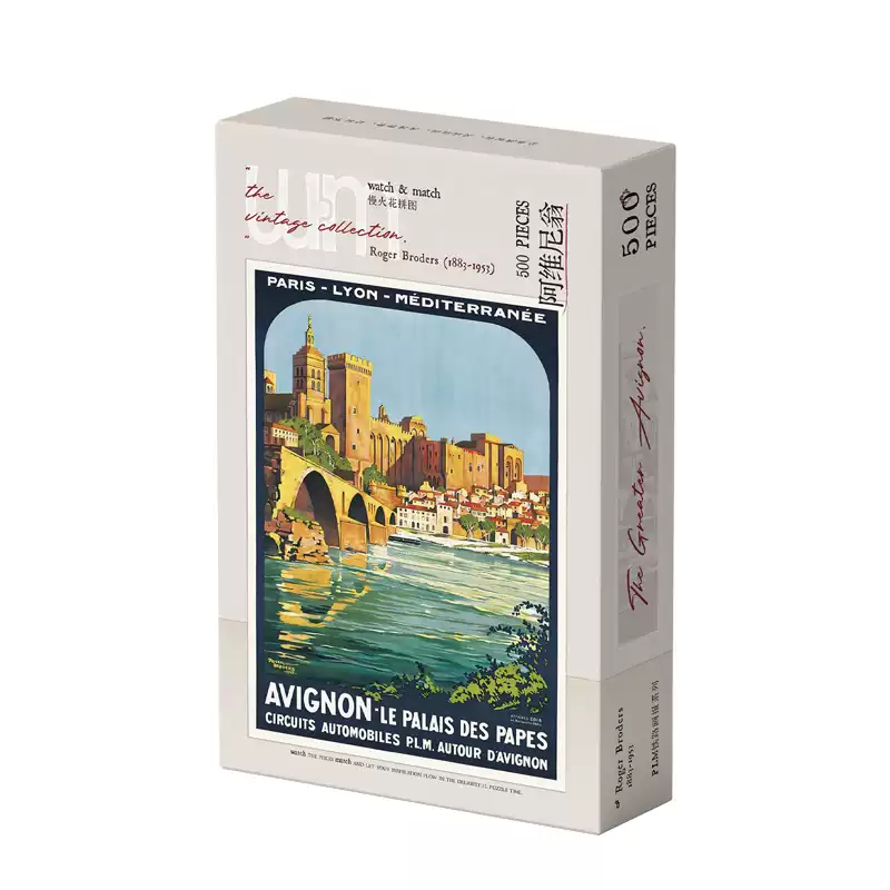 Watch Match 500pcs-Avignon (1) 500pcs Jigsaw Puzzle-Watch Match-Avignon
