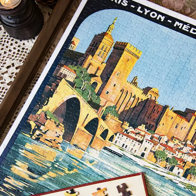 Watch Match 500pcs-Avignon (4) 500pcs Jigsaw Puzzle-Watch Match-Avignon