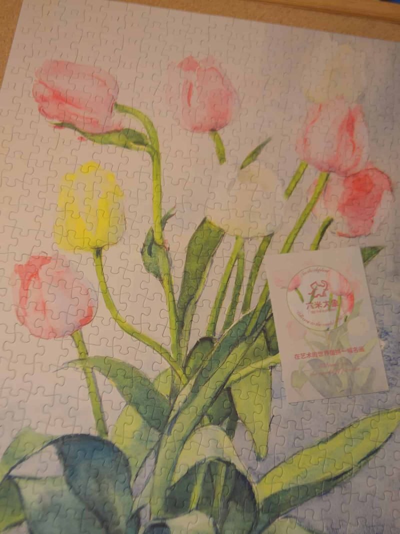 500pcs Jigsaw Puzzle-See the Elephant-Watercolour on Paper