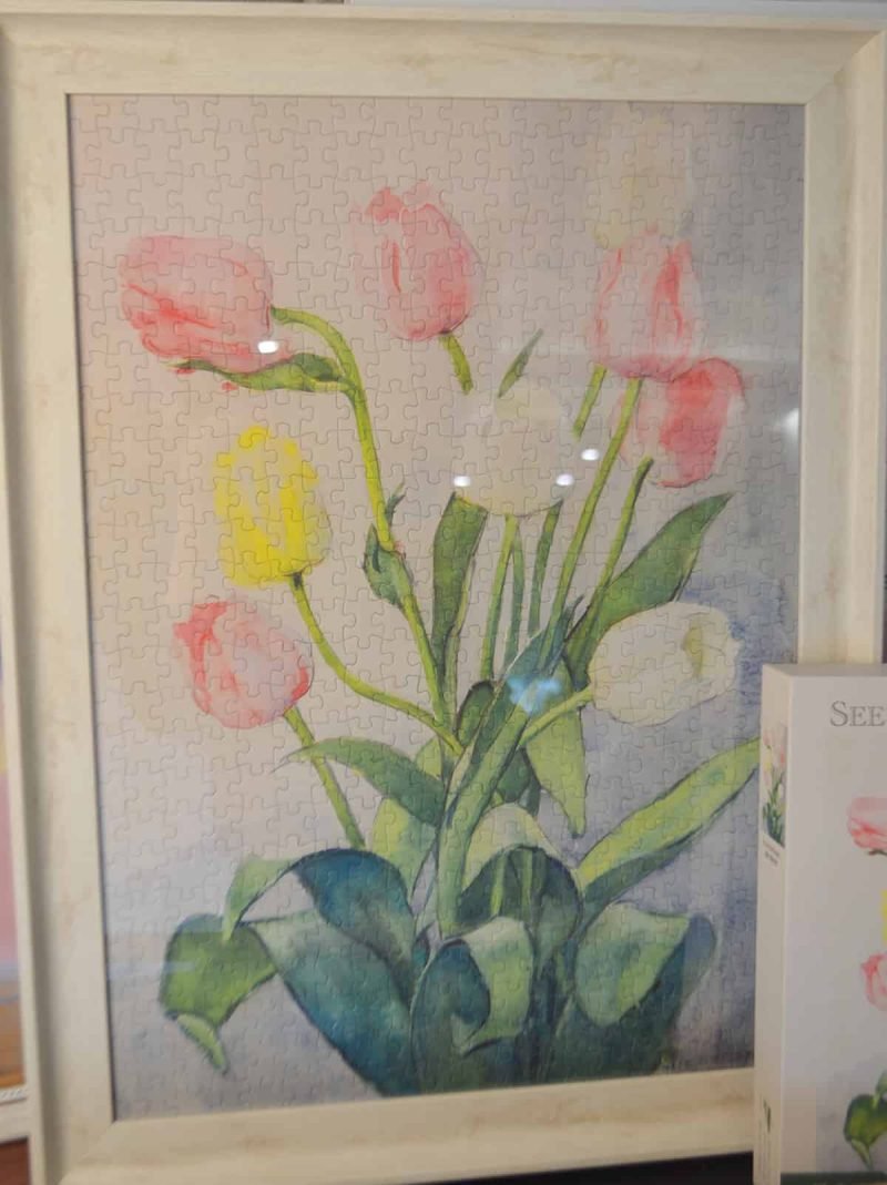 500pcs Jigsaw Puzzle-See the Elephant-Watercolour on Paper