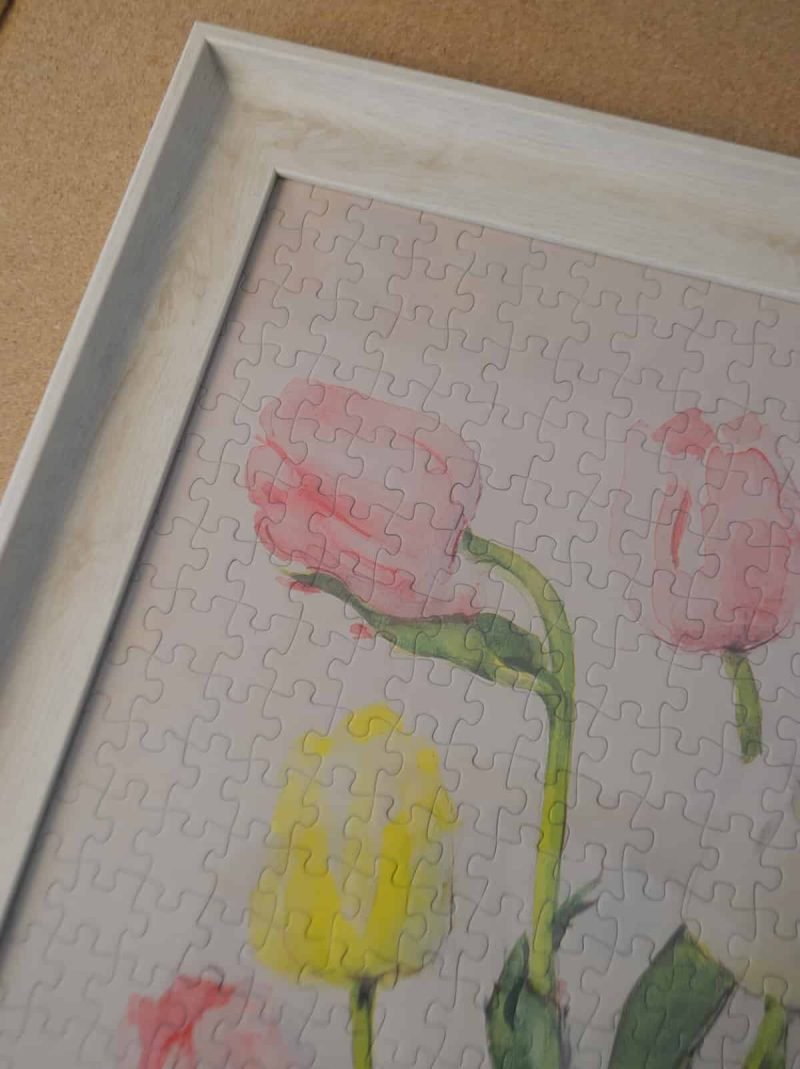 500pcs Jigsaw Puzzle-See the Elephant-Watercolour on Paper