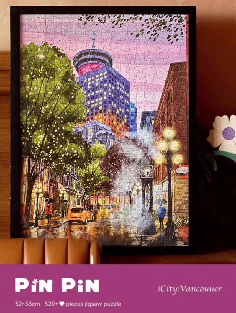 521pcs Jigsaw Puzzle-Pinpin-i city Vancouver