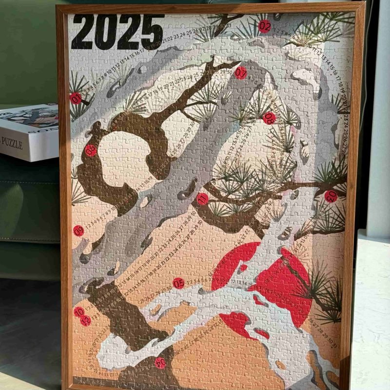 1000pcs Jigsaw Puzzle-PuzPlaz-2025 Calendar